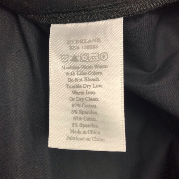 Everlane Pleated Cotton Poplin Circle Skirt Black - Picture 6 of 6